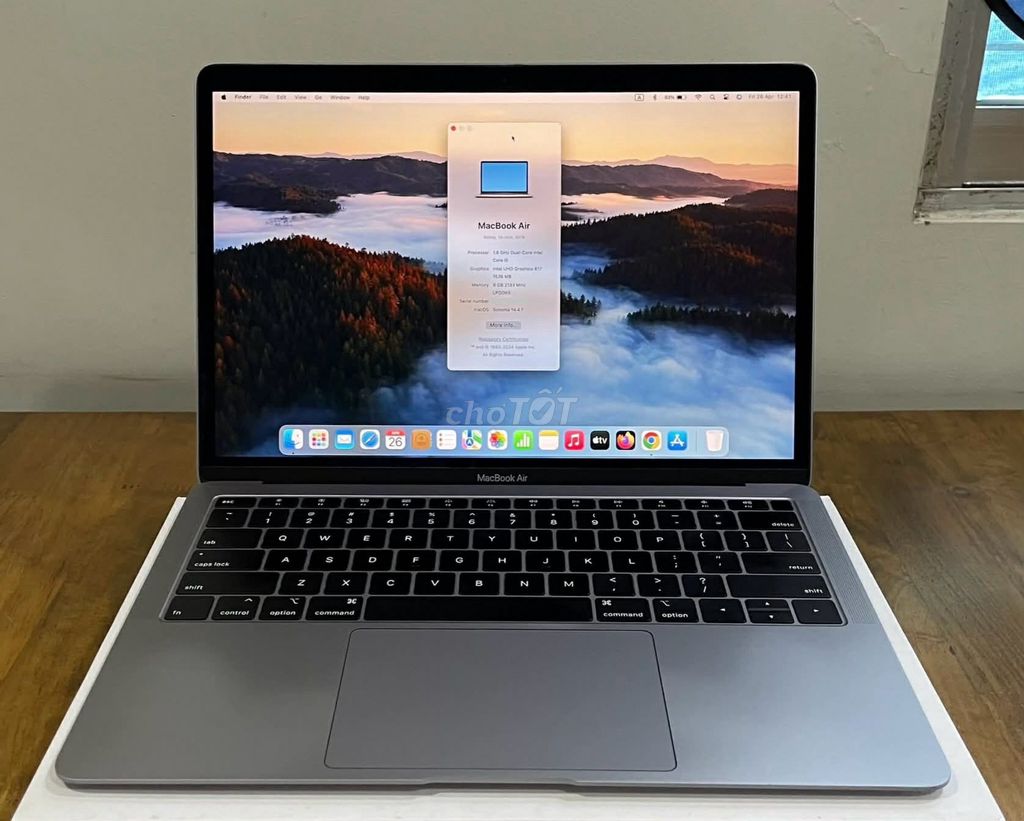 Bán Macbook Air 2019 Core i5 zin all đẹp keng. Mua bán Laptop tại Quận 1 Tp Hồ Chí Minh được đăng bởi Vỹ Nguyễn hình 1