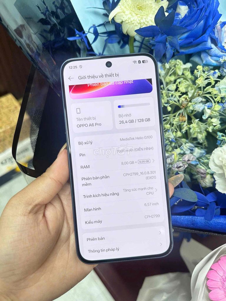 OPPO A6 Pro 8GB/128GB Xanh. Mua bán Điện thoại tại Quận Ninh Kiều Cần Thơ được đăng bởi ClickPhone ClickPhone hình 1