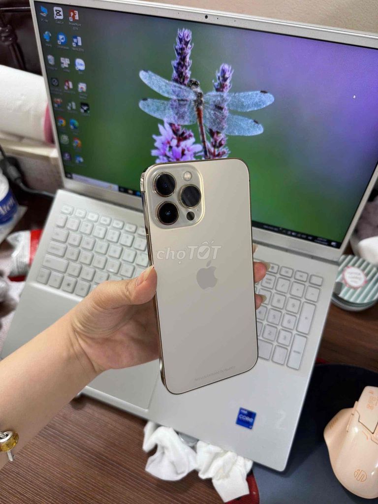 Bán gấp iPhone 13 Pro Max 512GB Vàng 97% lên đời. Mua bán Điện thoại tại Quận Thanh Xuân Hà Nội được đăng bởi Ngoc Anh hình 1