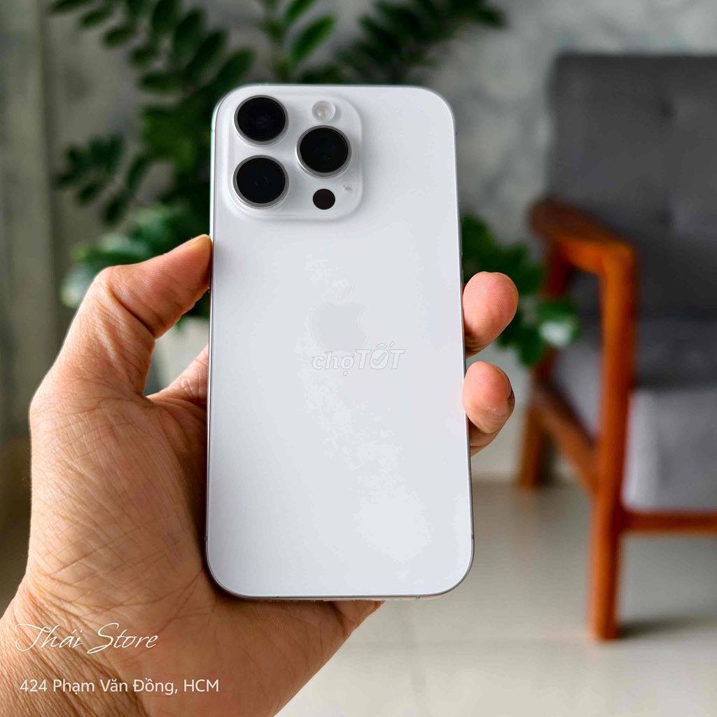 iPhone 16 Pro 256GB Trắng Zin Đẹp Keng. Mua bán Điện thoại tại Quận Bình Thạnh Tp Hồ Chí Minh được đăng bởi Thái Store hình 1