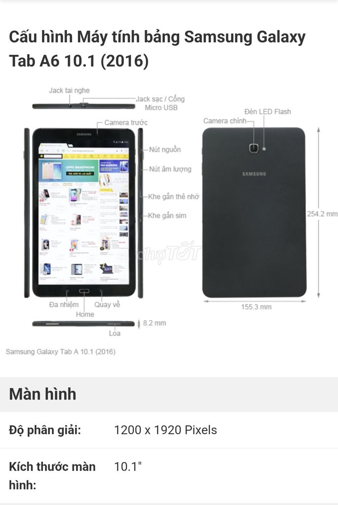 Sam sung tab A 10.1 inch Spen