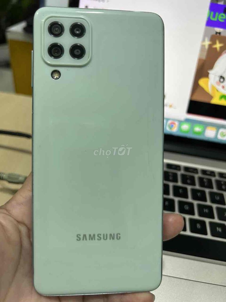 Samsung Galaxy A22 128GB Xanh lá. Mua bán Điện thoại tại Thành phố Thủ Đức Tp Hồ Chí Minh được đăng bởi Trí  Trường  hình 1