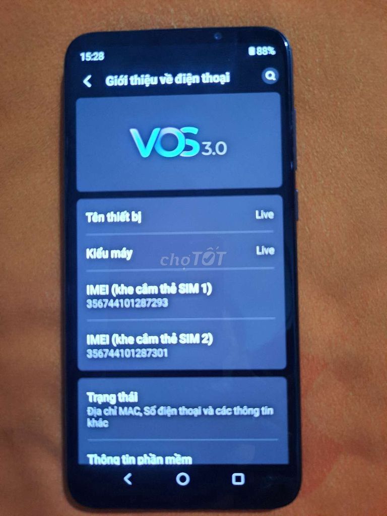 VSmart Live 64GB Xanh. Mua bán Điện thoại tại Thành phố Biên Hòa Đồng Nai được đăng bởi Lehoang Minhphu hình 1