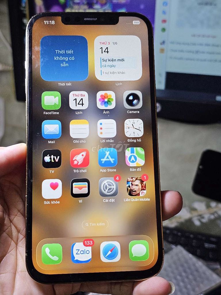  iPhone 12 Pro Max 256GB LLA mỹ giá rẻ trải nghiệm. Mua bán Điện thoại tại Quận 8 Tp Hồ Chí Minh được đăng bởi Thiên Hòa mobile  hình 1