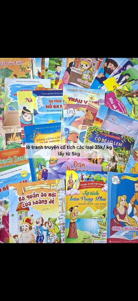 Truyện tranh Cổ tích ( bán theo kí ). Mua bán Sách tại Thành phố Nam Định Nam Định được đăng bởi Lan Chi sách cũ hình 1