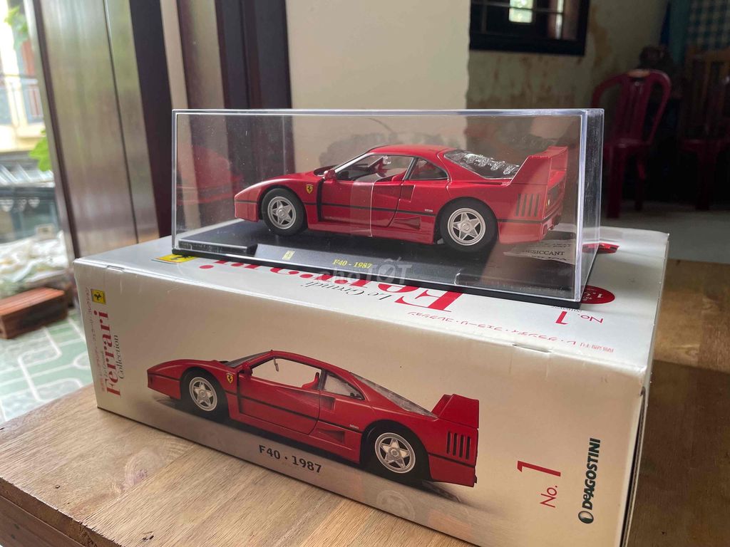 Mô hình ô tô Deagostini Ferrari F40 Đỏ. Mua bán Sở thích khác tại Quận Liên Chiểu Đà Nẵng được đăng bởi Hoang Trung hình 1