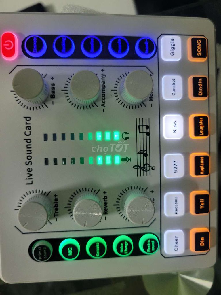 Sound card K-song Live Livestream Thu âm Karaoke. Mua bán Tivi, Âm thanh tại Thị xã Tân Uyên Bình Dương được đăng bởi Gia Lao hình 1