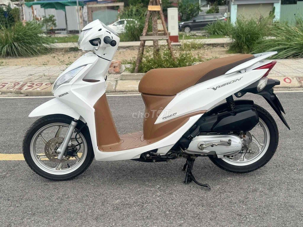 Vision Trắng Nâu. Mua bán Xe máy tại Quận Lê Chân Hải Phòng được đăng bởi Xe Máy Thương Hường  hình 1