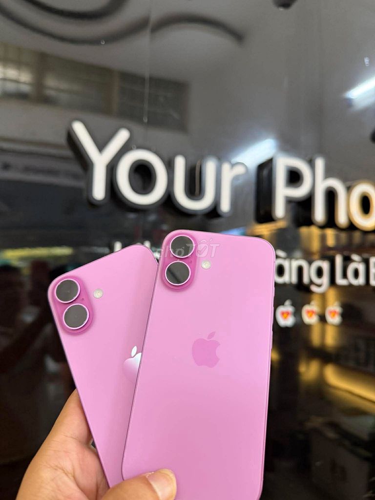 iPhone 16 Hồng lock 2 sim vật lý có trả góp. Mua bán Điện thoại tại Quận Hải Châu Đà Nẵng được đăng bởi Your Phone hình 1