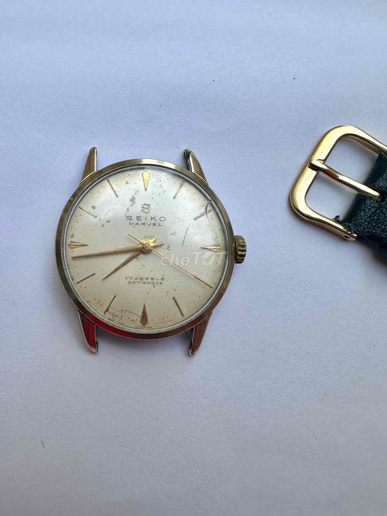 Seiko Marvel 14K goldfield 34mm vintage. Mua bán Đồng hồ tại Quận Bình Tân Tp Hồ Chí Minh được đăng bởi Vintage Watch hình 1