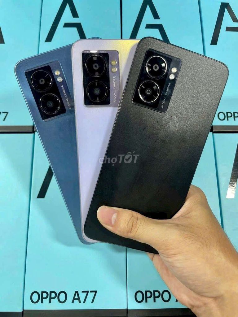 Oppo A77 8GB/256GB  hàng 99%. Mua bán Điện thoại tại Thành phố Bến Tre Bến Tre được đăng bởi Gia Hân Mobile hình 1