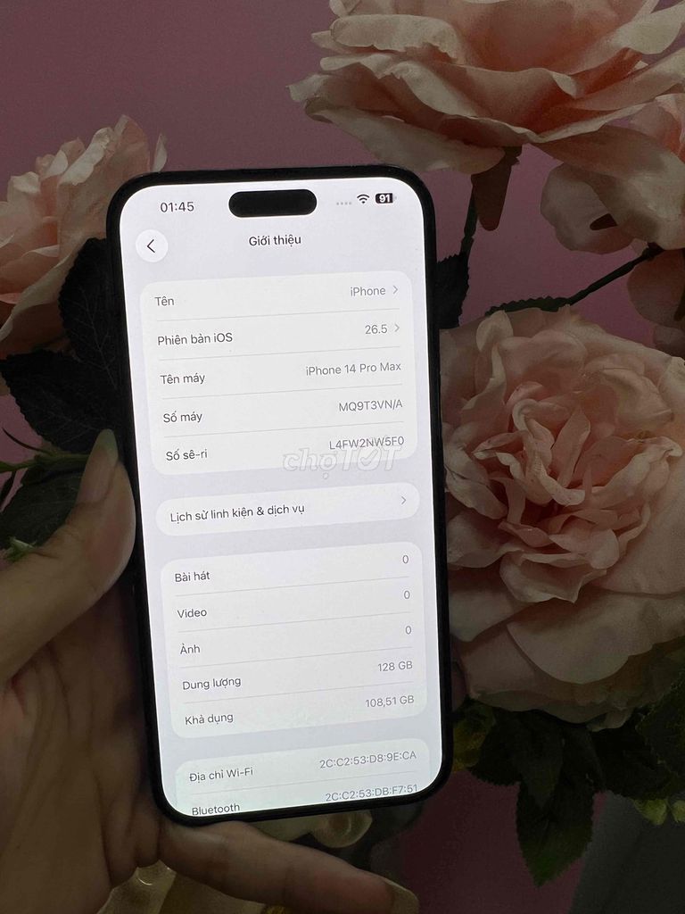 Apple iPhone 14 Pro Max 128GB Đen. Mua bán Điện thoại tại Thành phố Tân An Long An được đăng bởi mua xin alo no SMS hình 1