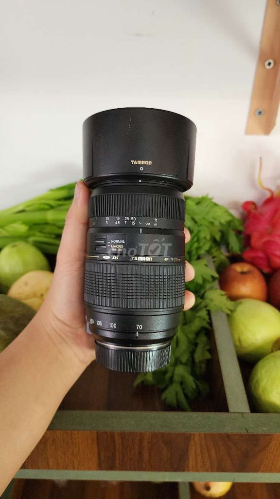 Ống kính Tamron 70-300 Macro Đen. Mua bán Máy ảnh, Máy quay tại Quận Hải Châu Đà Nẵng được đăng bởi Vinh Máy Ảnh hình 1