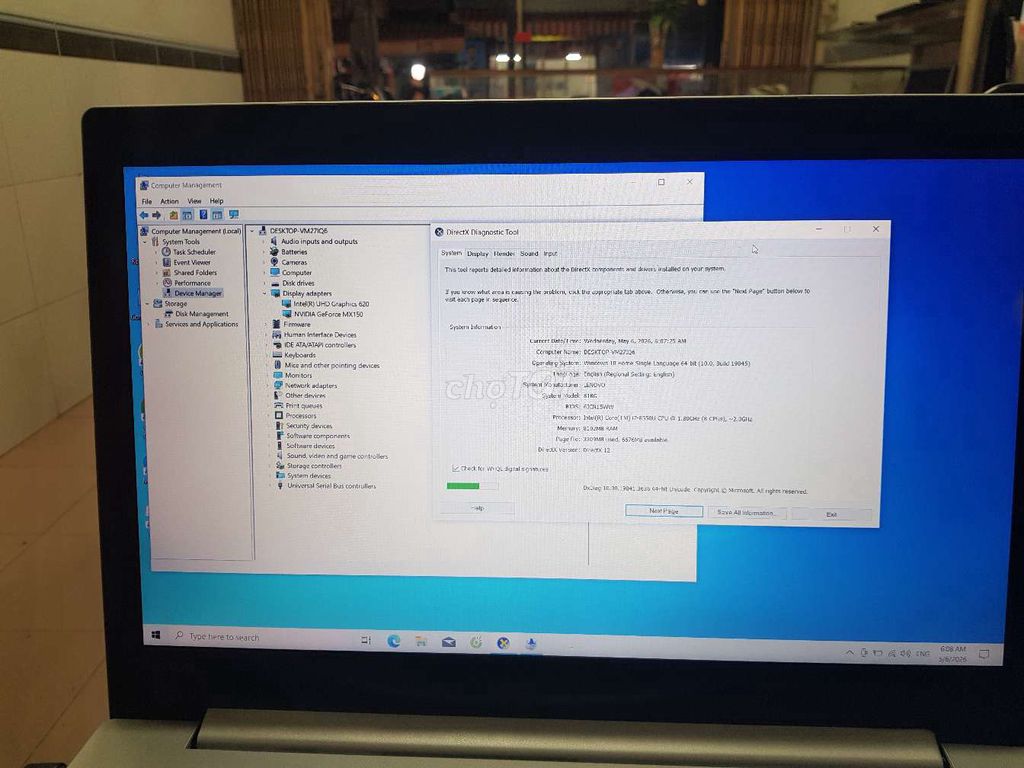 Lenovo Ideapad 320-15IKB i7 15 inch 8GB/256GB. Mua bán Laptop tại Quận Tân Phú Tp Hồ Chí Minh được đăng bởi Lơi hình 1