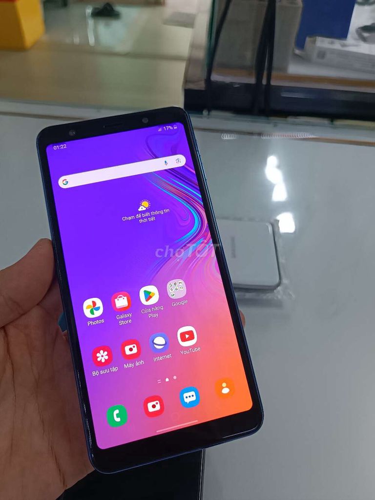 Samsung Galaxy A7 64GB Xanh. Mua bán Điện thoại tại Thành phố Long Xuyên An Giang được đăng bởi HồngLinhStore hình 1