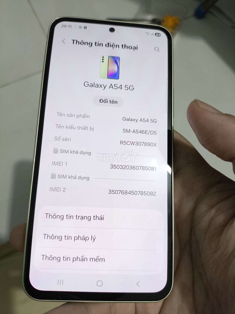 Ss a54 8/128 4trieu Mỹ Tho. Mua bán Điện thoại tại Thành phố Mỹ Tho Tiền Giang được đăng bởi Huy Ngọc hình 1