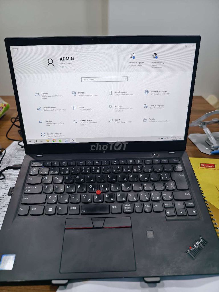 Lenovo Thinkpad X1 Carbon Gen 6 I5 8GB/128GB Đen. Mua bán Laptop tại Quận 8 Tp Hồ Chí Minh được đăng bởi Minh Thuận hình 1