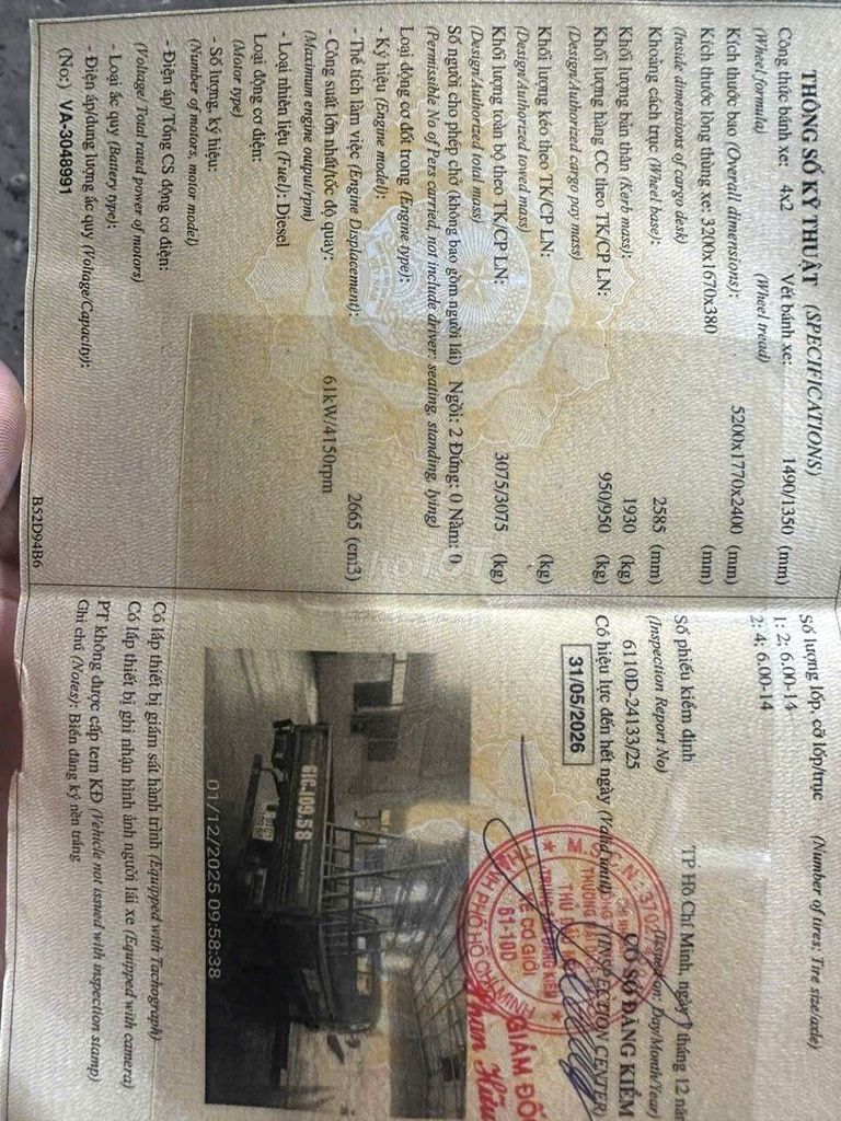 Kia k2700 doi 2014 xe rin chin chu hang hiem. Mua bán Xe tải, xe ben tại Thị xã Bến Cát Bình Dương được đăng bởi Hiệp An Điền  hình 7