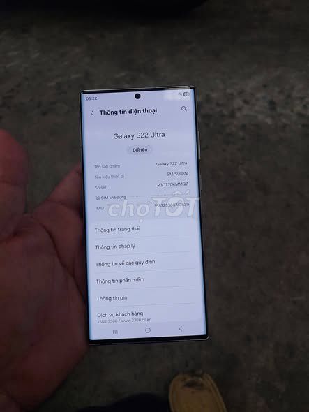 Samsung Galaxy S22 Ultra 256GB Hàn Quốc. Mua bán Điện thoại tại Thành phố Dĩ An Bình Dương được đăng bởi Hội Đồ Điện Tử hình 1