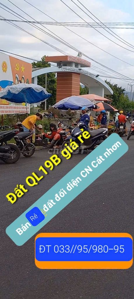 Bán đất mặt tiền ql19b đối diện cụm cn cát nhơn, phù cát, bình định cũ Bán đất mặt tiền ql19b đối diện cụm cn cát nhơn, phù cát, bình định cũ