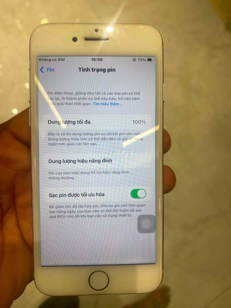 Apple iPhone 7 128GB Bạc 100% pin. Mua bán Điện thoại tại Quận 1 Tp Hồ Chí Minh được đăng bởi Hội Đồ Điện Tử hình 1