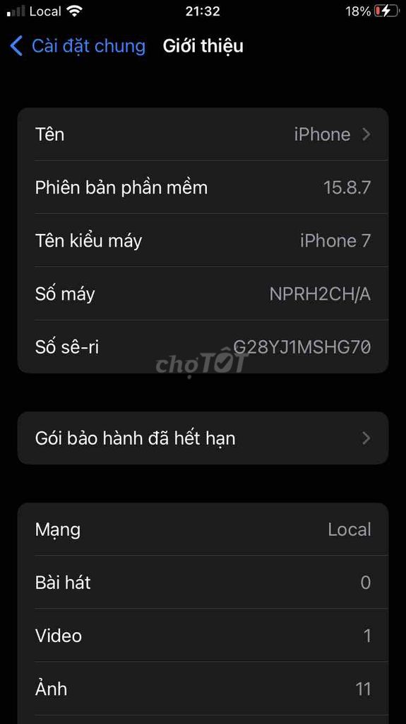 iPhone 7 128GB. Mua bán Điện thoại tại Huyện Thống Nhất Đồng Nai được đăng bởi  daz hình 1