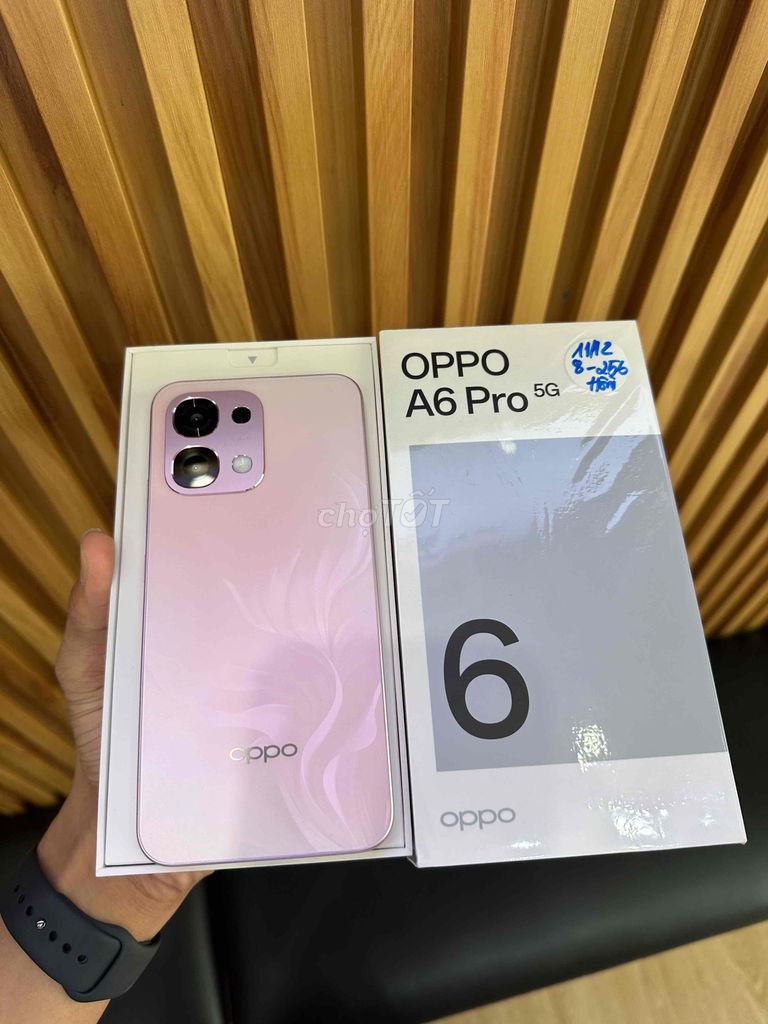 OPPO A6 Pro 5G 8GB/256GB Hồng Full box. Mua bán Điện thoại tại Quận 8 Tp Hồ Chí Minh được đăng bởi Lê Đặng Minh Khang hình 1