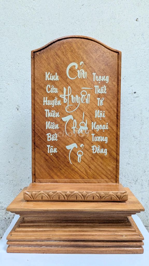 Bán bài vị cửu huyền thất tổ bằng gỗ tại Tp.HCM. Mua bán Nội thất, đồ gia dụng khác tại Thành phố Thủ Đức Tp Hồ Chí Minh được đăng bởi Lê Công Sĩ hình 1