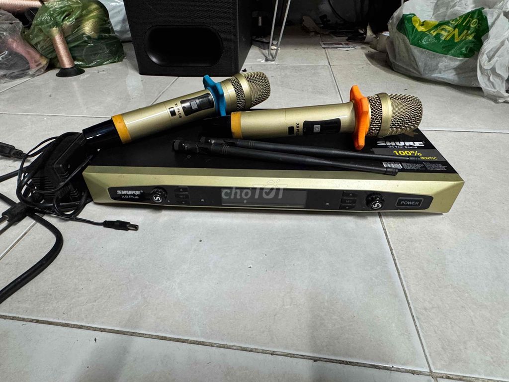 Micro Shure X9 Plus Vàng đồng. Mua bán Tivi, Âm thanh tại undefined undefined được đăng bởi Trinh Thu hình 1