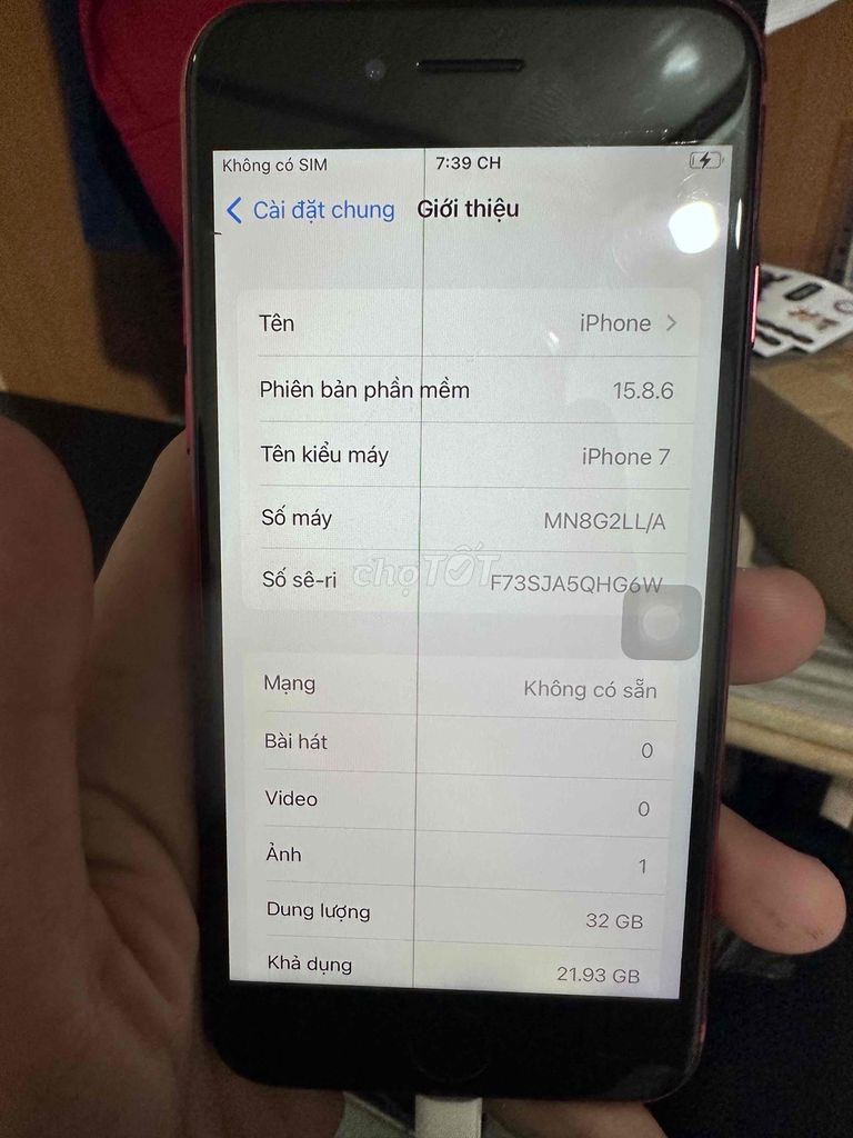 Apple iPhone 7 32GB. Mua bán Điện thoại tại Quận Phú Nhuận Tp Hồ Chí Minh được đăng bởi Nguyên hình 1