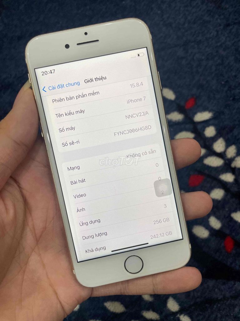 iPhone 7 Qte 256g. Mua bán Điện thoại tại Quận Hoàng Mai Hà Nội được đăng bởi Nqhuy hình 1