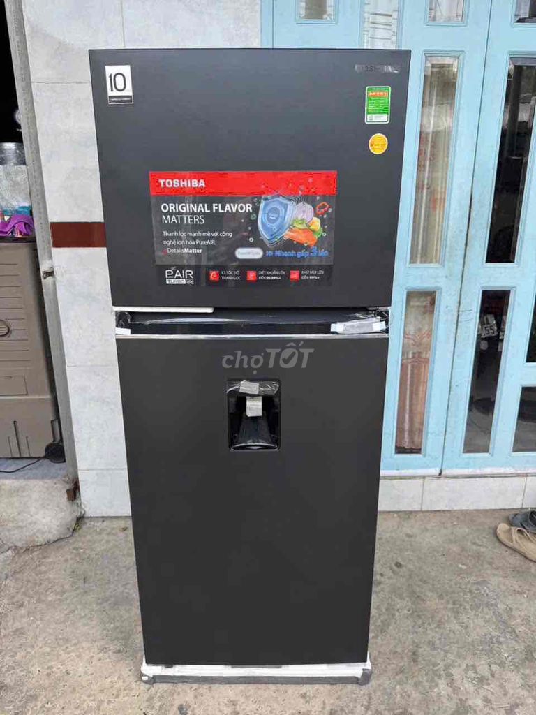 Tủ lạnh Toshiba Inverter 407L Đen. Mua bán Tủ lạnh tại Quận Bình Thuỷ Cần Thơ được đăng bởi Quỳnh  hình 1