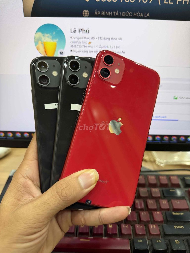 iphone 11 quốc tế. Mua bán Điện thoại tại Huyện Đức Hòa Long An được đăng bởi Lê Phú hình 1