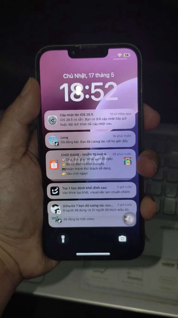 Apple iPhone 13 128GB Xanh . Mua bán Điện thoại tại Quận Cầu Giấy Hà Nội được đăng bởi Phạm Ngọc Luân hình 1