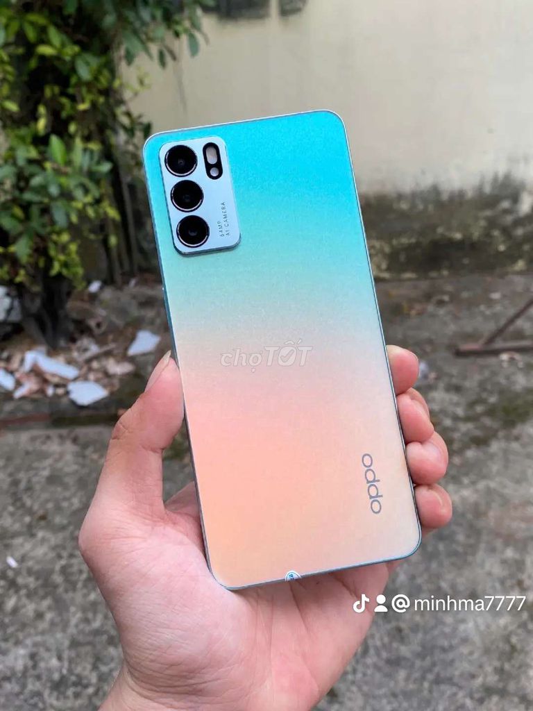 Oppo Reno 6 5G chuẩn zin đẹp 
8/128/ Dimensity 900