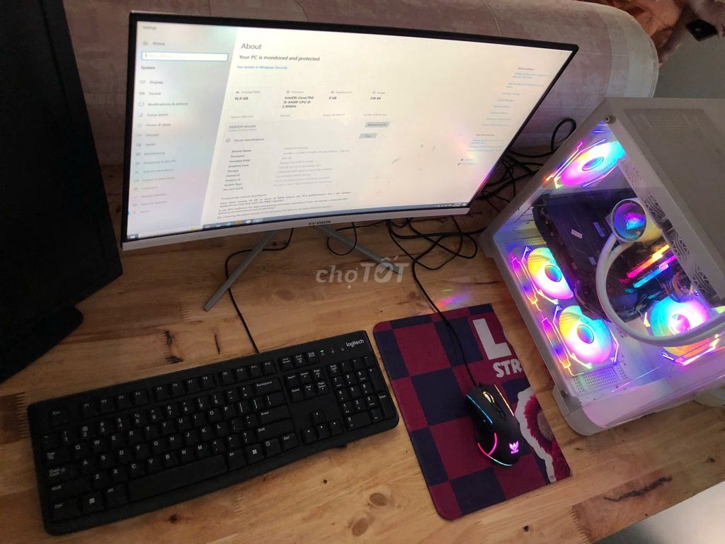 Máy tính để bàn i5-9400F RX5500 XT 24inch. Mua bán Máy tính để bàn tại Huyện Bình Chánh Tp Hồ Chí Minh được đăng bởi Tú Duy hình 1