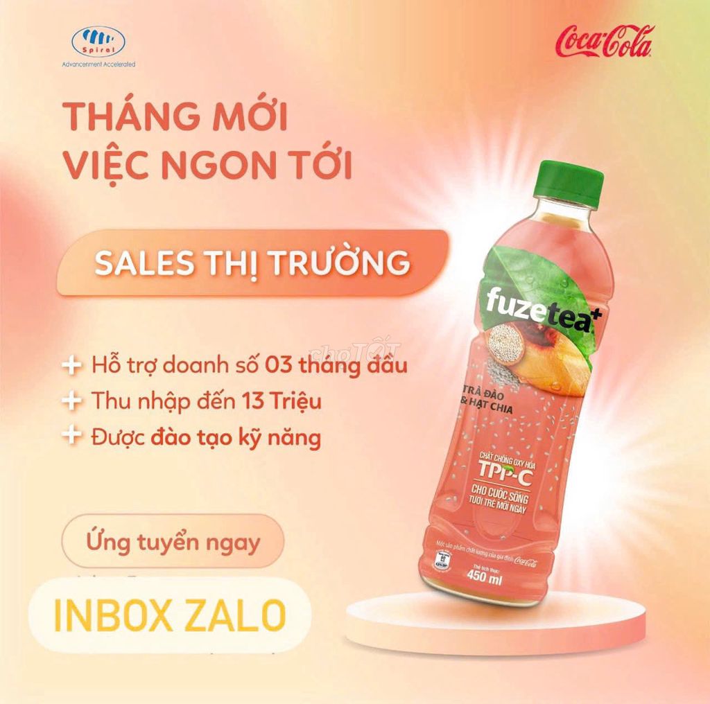 Sale thị trường Cocacola kênh tạp hóa