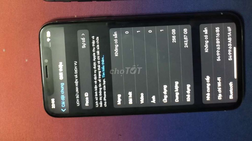 Apple iPhone X 256GB Trắng. Mua bán Điện thoại tại Quận 12 Tp Hồ Chí Minh được đăng bởi Tên chưa cung cấp hình 1