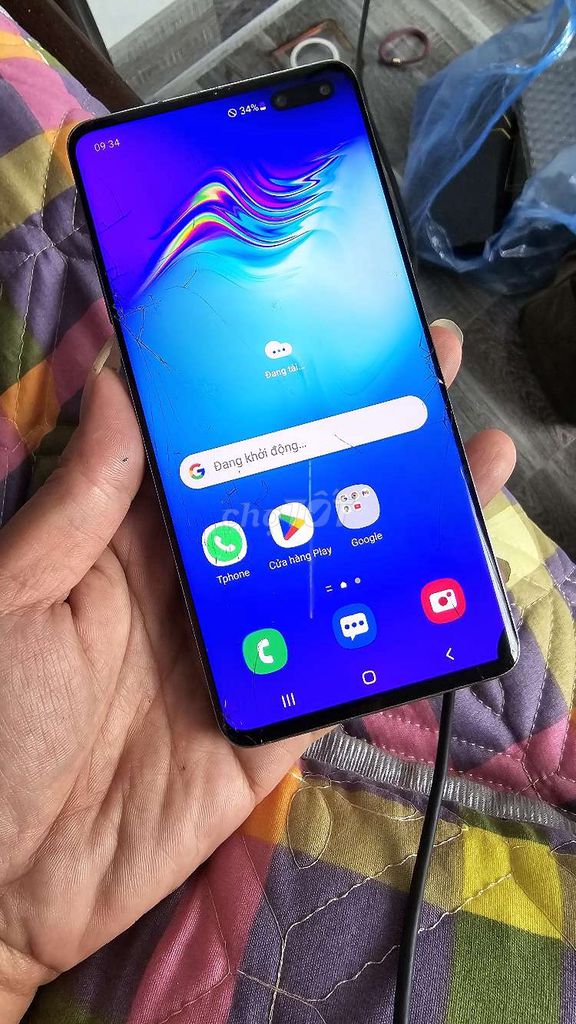 Galaxy s10 5g ram 8/256gb pin trâu màn đốm