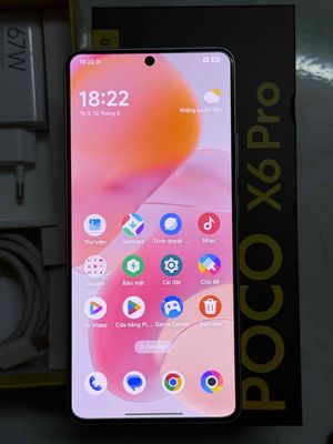 Xiaomi Poco X6 Pro 256G xám xi măng nguyên zinnn