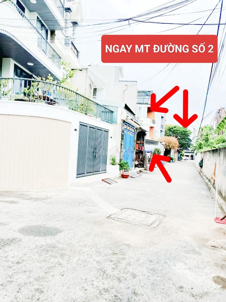 LÔ ĐẤT ĐẸP sát MẶT TIỀN đường SỐ 2 TT- 4X19M- SỔ HỒNG RIÊNG