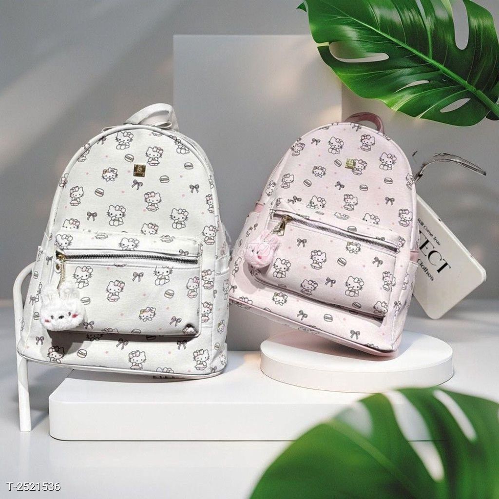 BALÔ DA PU KITTY – TẶNG KÈM THỎ BÔNG CỰC XINH W728. Mua bán Túi xách tại Quận Đống Đa Hà Nội được đăng bởi Siêu thị Anh Tú 68   hình 1
