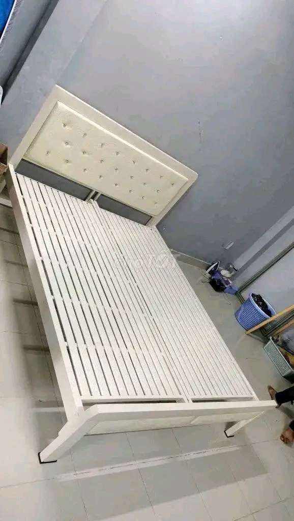 Ráp giường sắt hộp 1m6 Sơn Trà. Mua bán Giường, chăn ga gối nệm tại Quận Hải Châu Đà Nẵng được đăng bởi UY TÍN hình 1