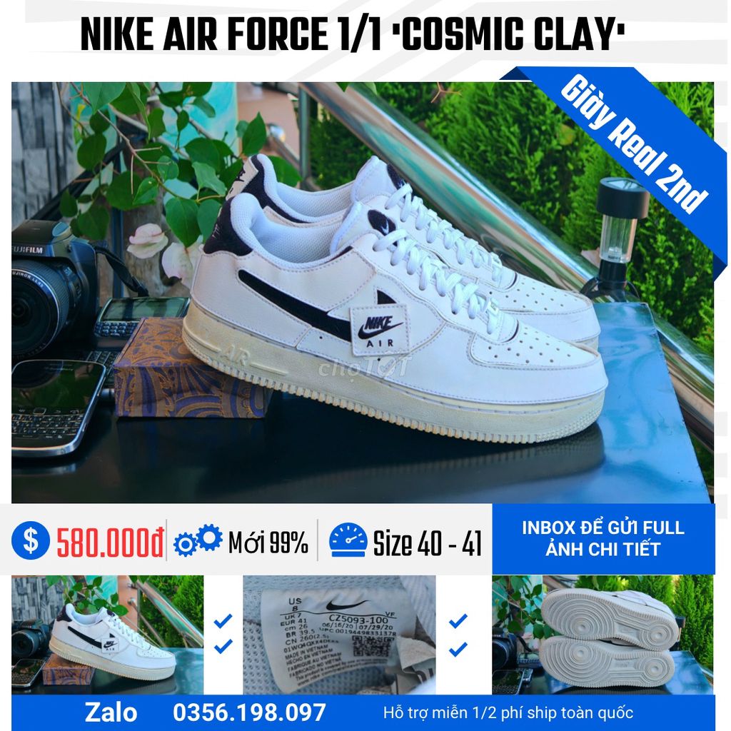 [CHÍNH HÃNG] [Mới 99%] Nike Air Force 1/1 Cosmic. Mua bán Giày dép tại Thành phố Thủ Dầu Một Bình Dương được đăng bởi chú CÔNG AN bán giày CHÍNH HÃNG hình 1