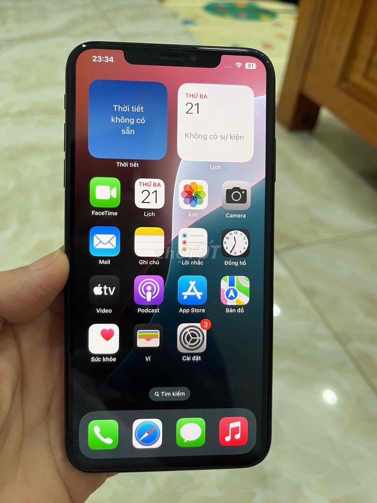 Apple iPhone XS Max 256GB Đen 2 sim vật lí 97%. Mua bán Điện thoại tại Quận Hà Đông Hà Nội được đăng bởi Linh Linh hình 1