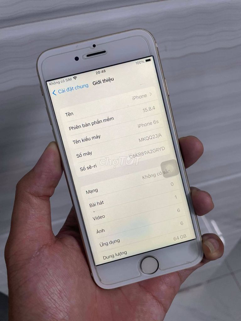 Apple iPhone 6s 64GB Vàng 85%. Mua bán Điện thoại tại Thành phố Thủ Đức Tp Hồ Chí Minh được đăng bởi Hội Đồ Điện Tử hình 1