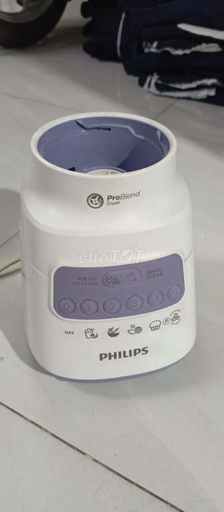 Máy xay sinh tố Philips Trắng Nhựa. Mua bán Bếp, lò, đồ điện nhà bếp tại Quận 12 Tp Hồ Chí Minh được đăng bởi Phạm Văn Luyện hình 1