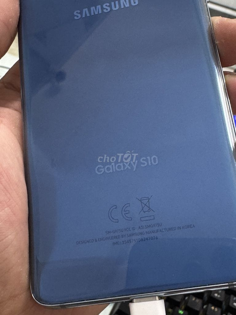 Samsung Galaxy S10 512GB Xanh. Mua bán Điện thoại tại Thành phố Buôn Ma Thuột Đắk Lắk được đăng bởi Cầm Đồ PHÚT 89  hình 1