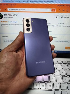 SAMSUNG S21 8GB.128GB ZIN ĐẸP FULL CN