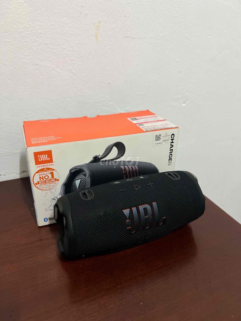 Loa Bluetooth JBL Charge 6 Đen. Mua bán Tivi, Âm thanh tại Quận Bình Thuỷ Cần Thơ được đăng bởi Thiên Duy hình 1